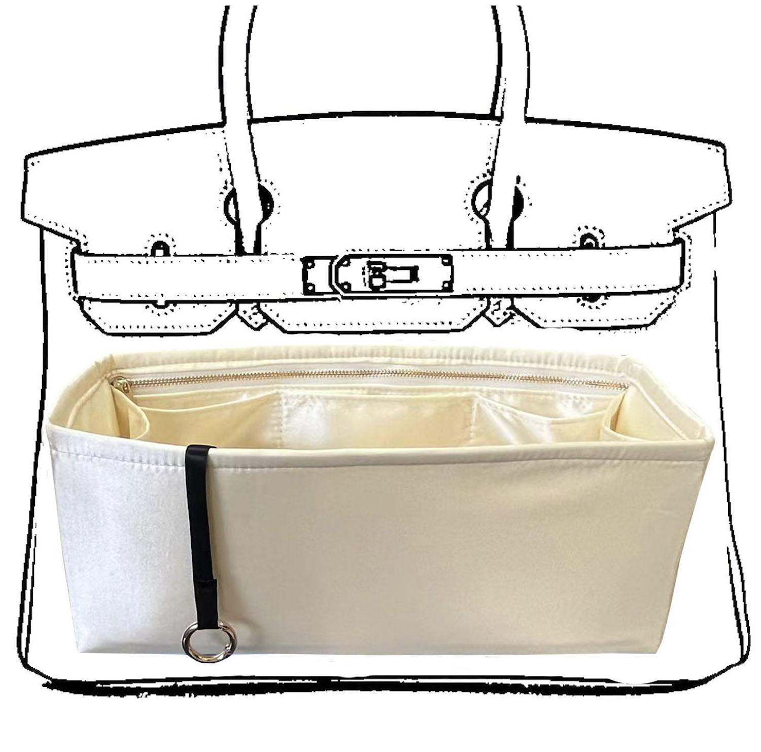 Luxury Skincare Organizer - Organisateur de sac à main Birkin