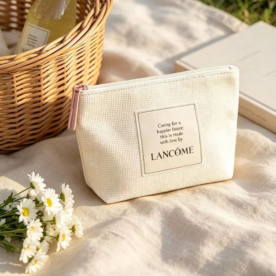 Luxury Skincare Samples - Sac de Lancôme en toile épaisse