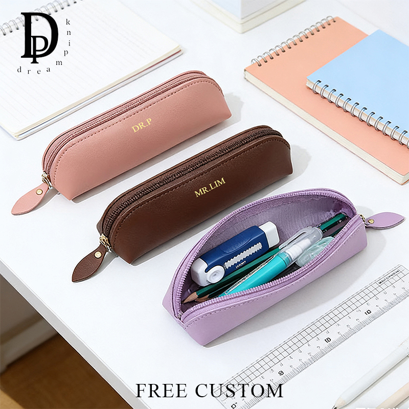 Luxury Skincare Samples - Pochette à stylos personnalisée avec initiales,