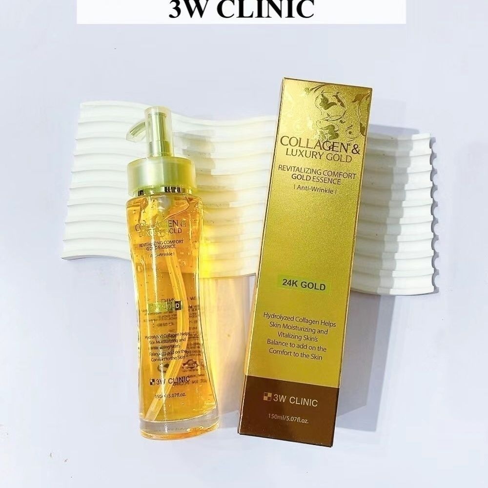 Luxury Skincare Essence - 3WCLINIC Collagène & Essence d'or 24K