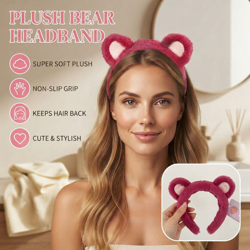 Luxury Skincare Gifts - Bandeau en velours de luxe antidérapant