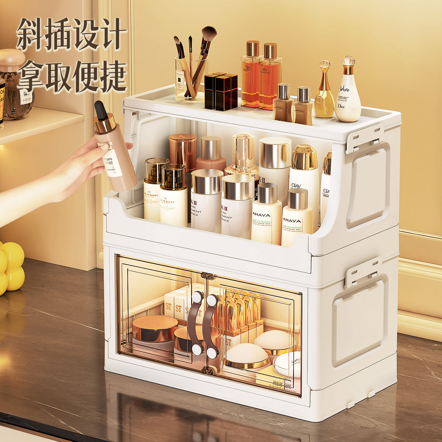 Boîte de rangement multi-nivea - Luxury Skincare Makeup avis et prix