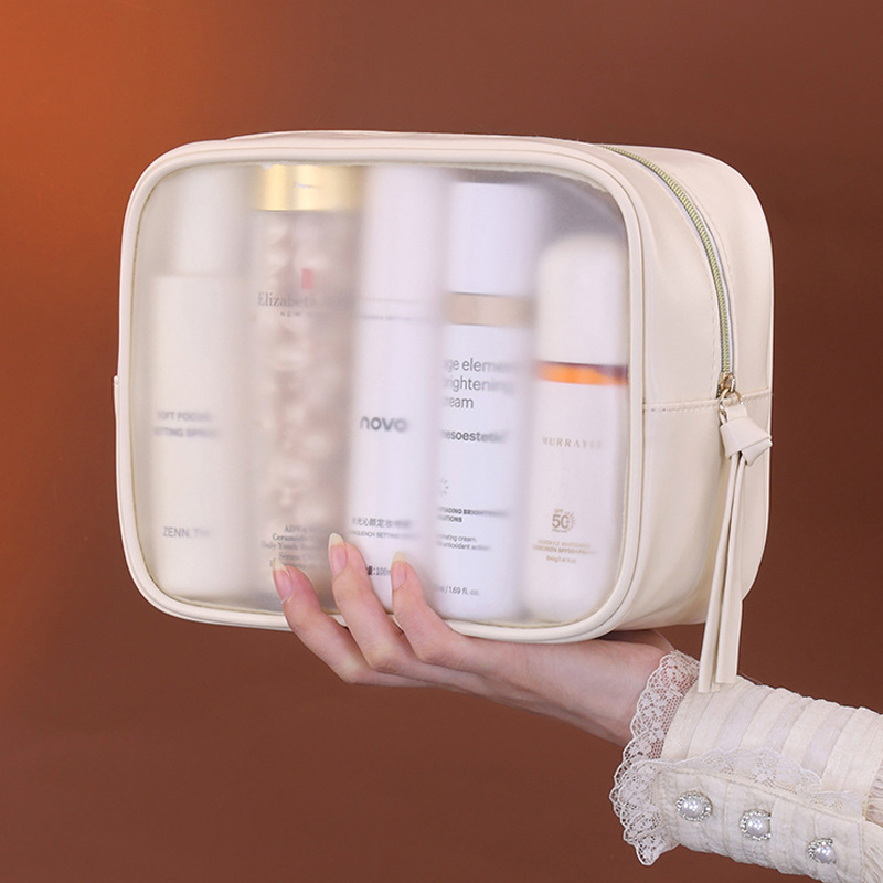 Sac à cosmétiques semi-transpa - Luxury Skincare Organizer avis et prix