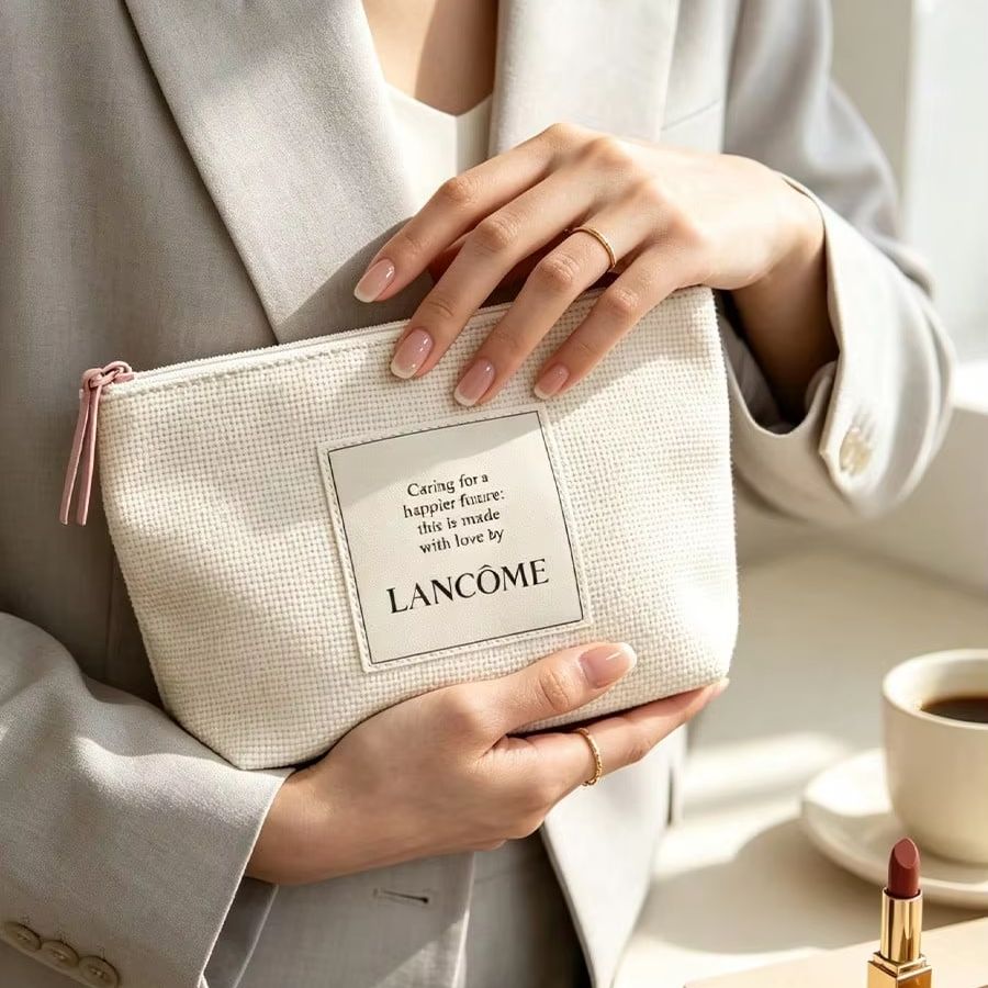 Sac de Lancôme en toile épaiss - Luxury Skincare Samples avis et prix