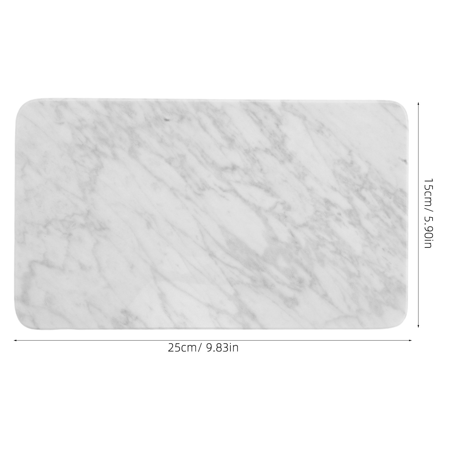 Plateau rond en marbre blanc n - Luxury Skincare Organizer avis et prix